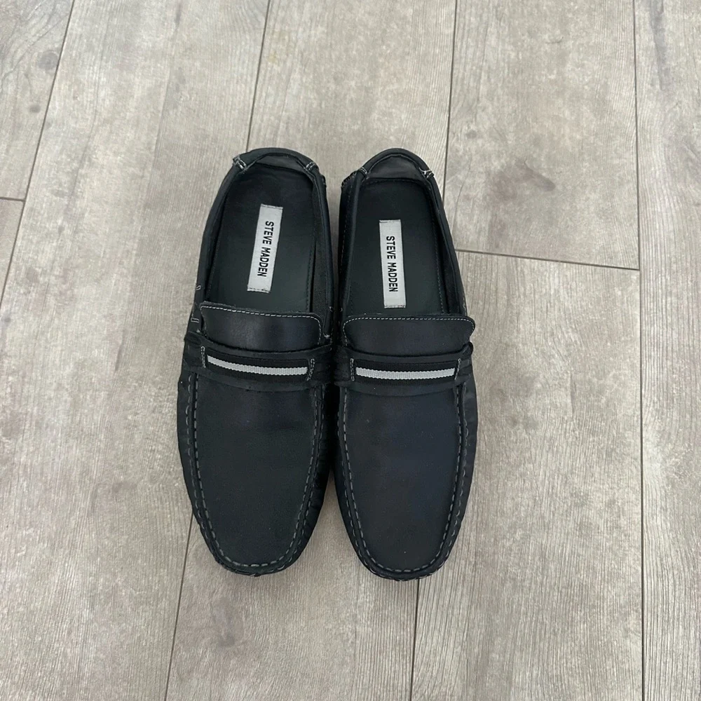 Steve Madden Grab Leather Slip-On Shoes Men’s size 10.5 Loafers